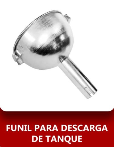 Funil para descarga de tanque