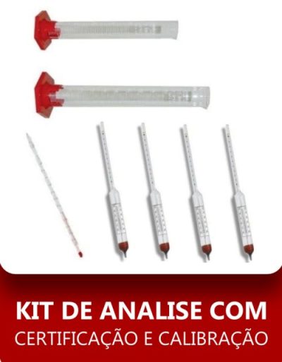Kit de Análise com Certificação e Calibração