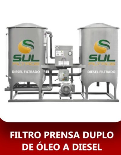 Filtro Prensa Duplo de Óleo a Diesel