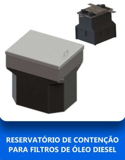 Reservatório de Contenção para Filtros de Óleo Diesel